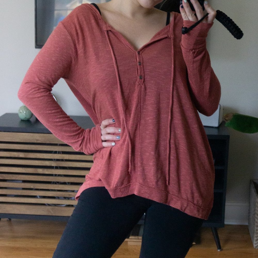 Vestique Rust Sweater Top